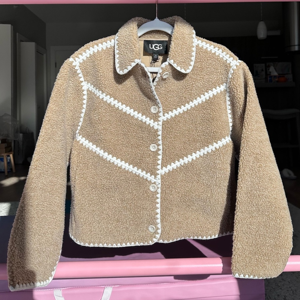 Ellison UGG fluff Shell Jacket - Picture 2 of 8